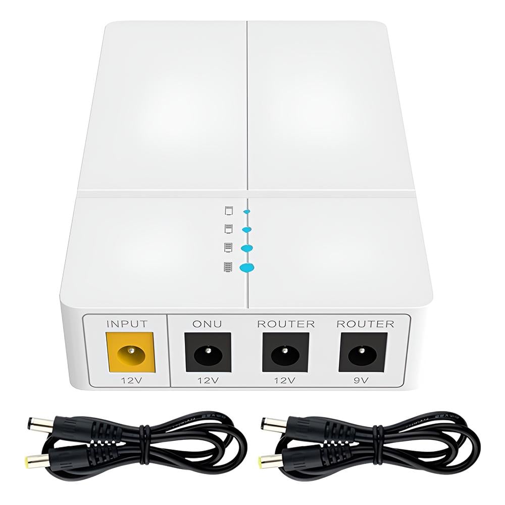 ИБП для роутера сетевого оборудования WGP mini UPS DC optima 301 и кабели USB DC 9/12V 9900 mAh Белый (780623ab)