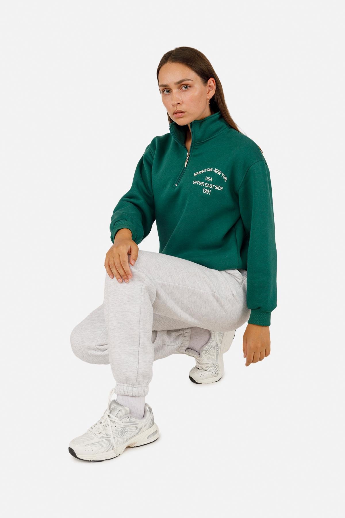 Світшот жіночий ЦБ-00260365 р. 46 Зелений (SKT001022266) Світшот жіночий ЦБ-00260365 р. 46 Зелений (SKT001022266)