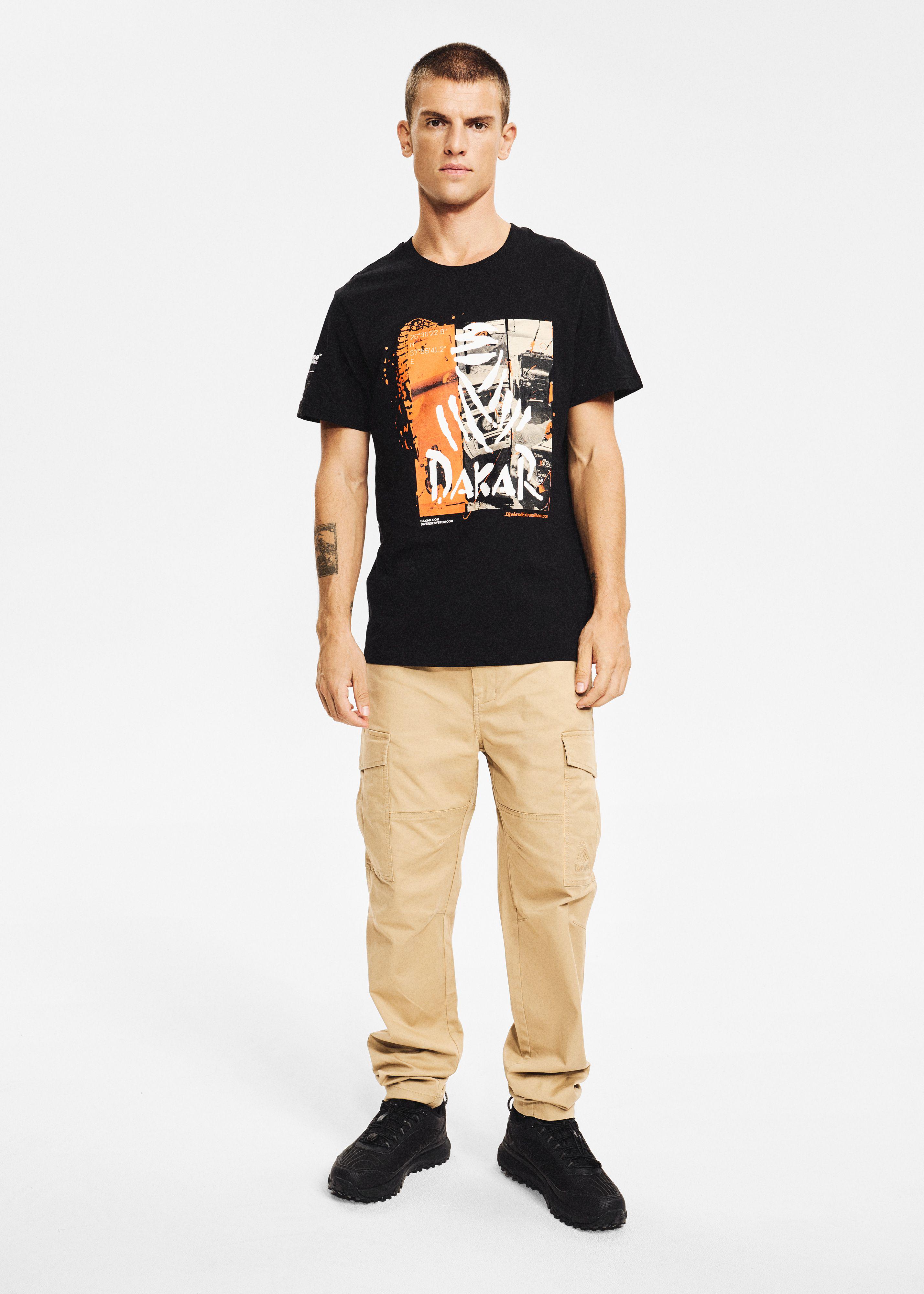 Футболка мужская Diverse DKR DES 2025 2XL Черный (5905384209788)