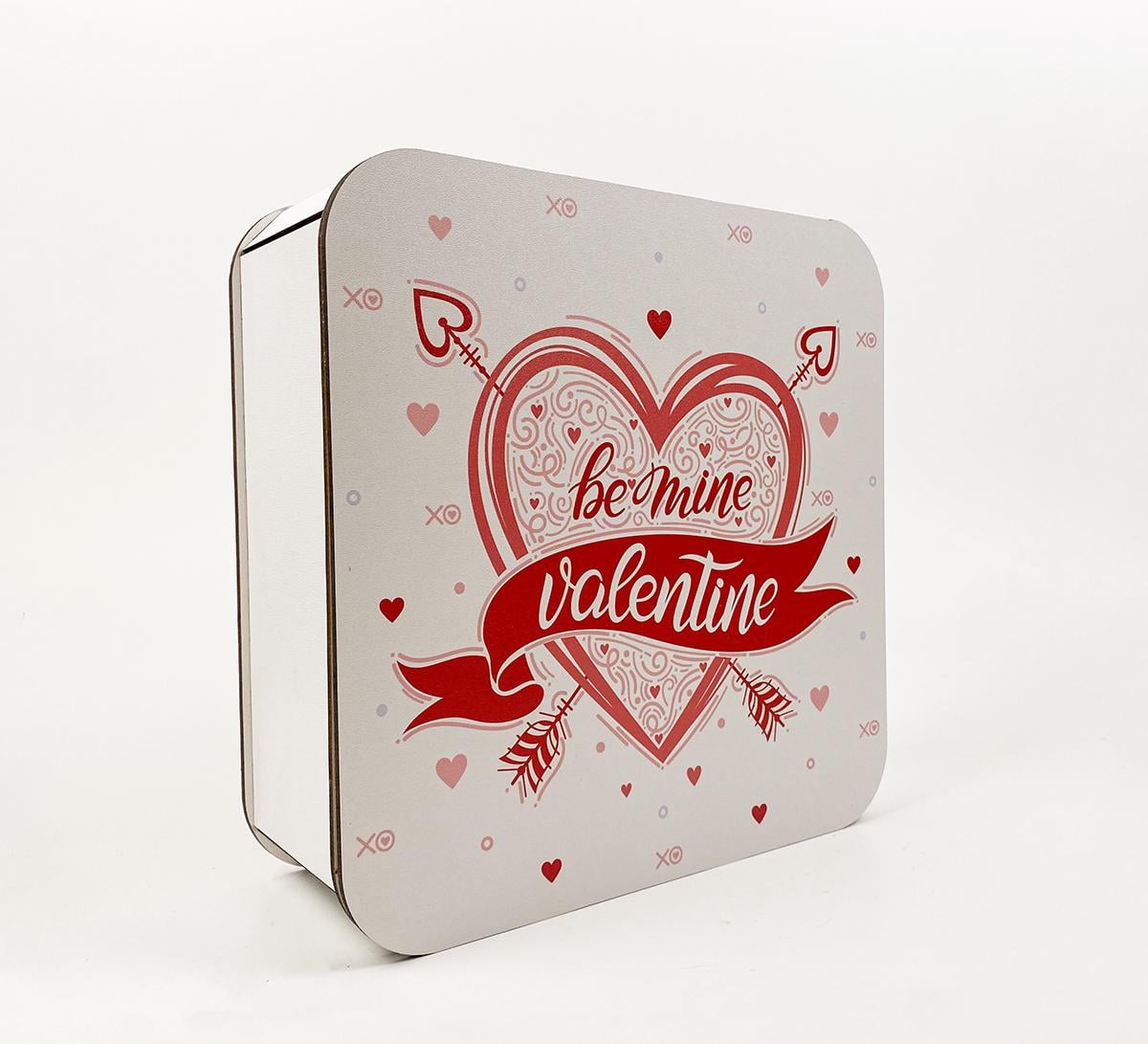 Коробочка квадратна "Be mine Valentine" (5740)