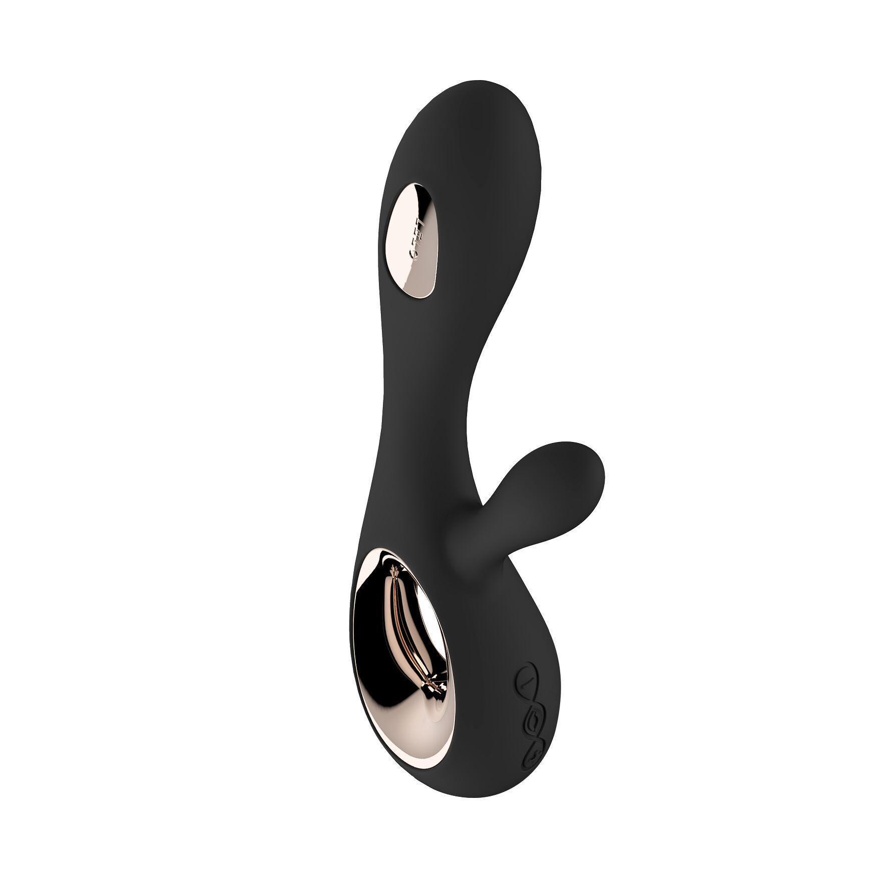 Вибратор-кролик Lelo Soraya Wave манящие движения ствола Black (SO8112)