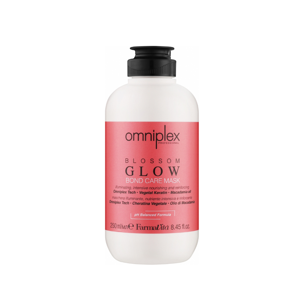 Маска з кератином і олією макадамії Farmavita Omniplex Blossom Glow Bond Care Mask 250 мл