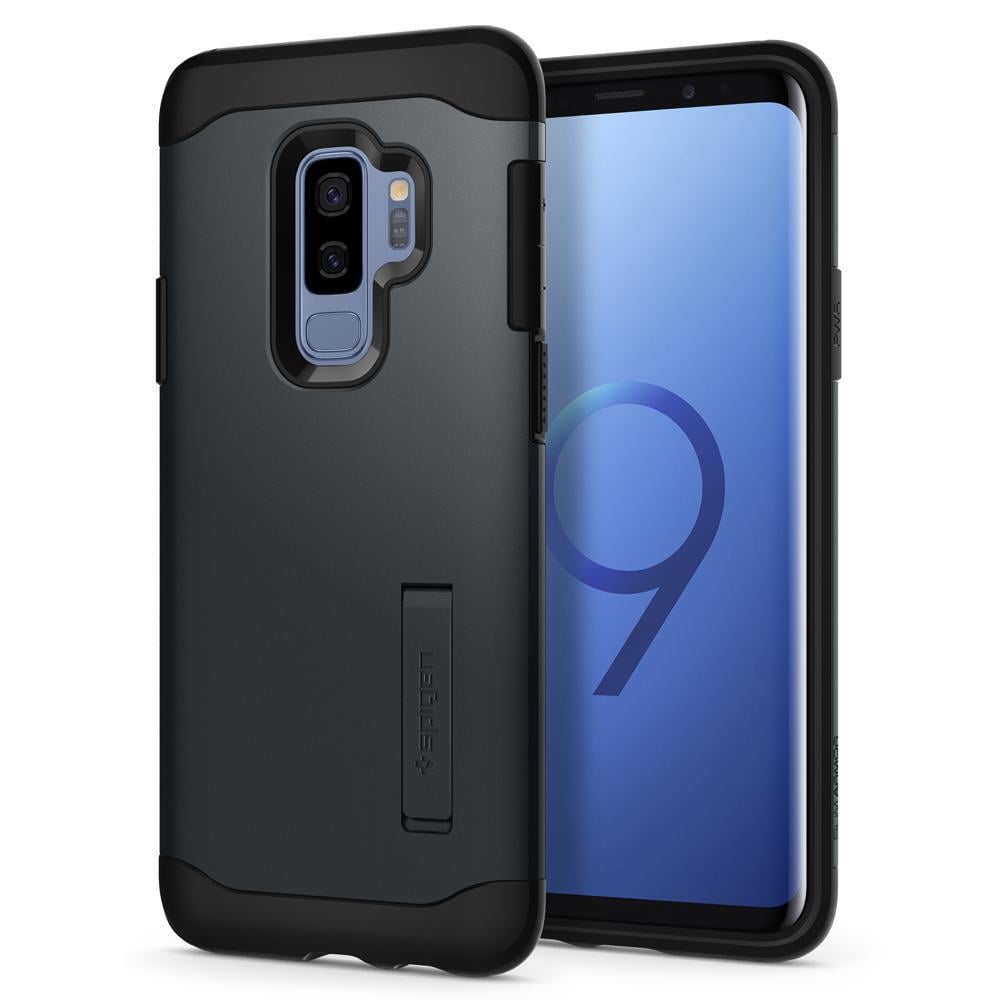 Чехол двухслойный Spigen Slim Armor для Samsung Galaxy S9+ (6.2") Metal Slate