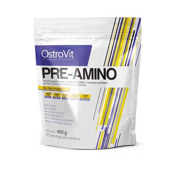 Аминокомплекс для спорта OstroVit Pre-Amino 400 г/20 порций/Lemon