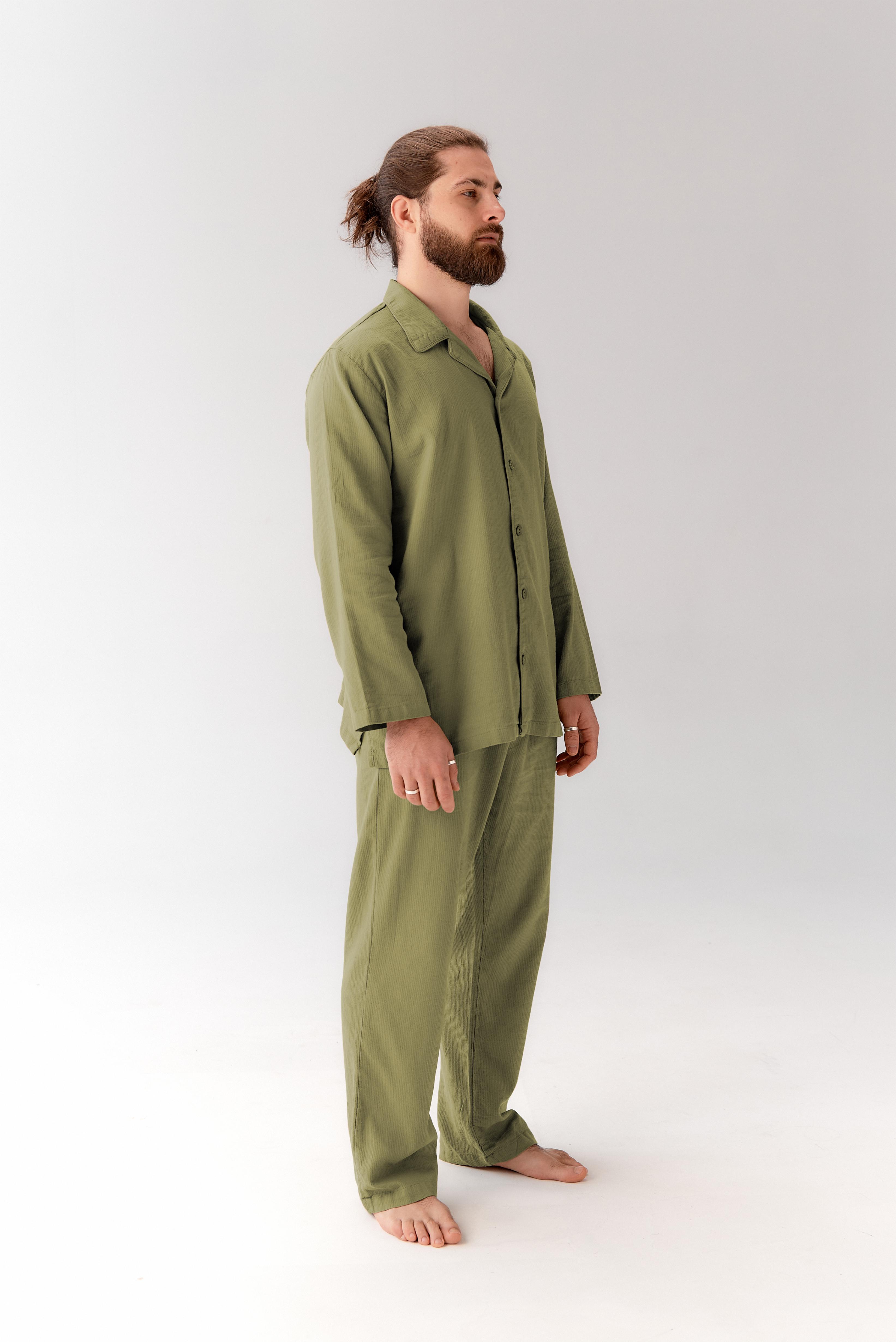 Пижама мужская Lotus Home Porta L Оливковый (26843083) - фото 7 Пижама мужская Lotus Home Porta L Оливковый (26843083) - фото 7