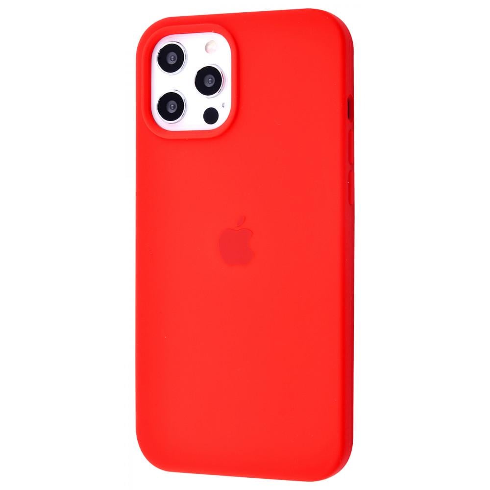 Чохол PRC Silicone Case Full Cover для iPhone 12 Pro Max Red