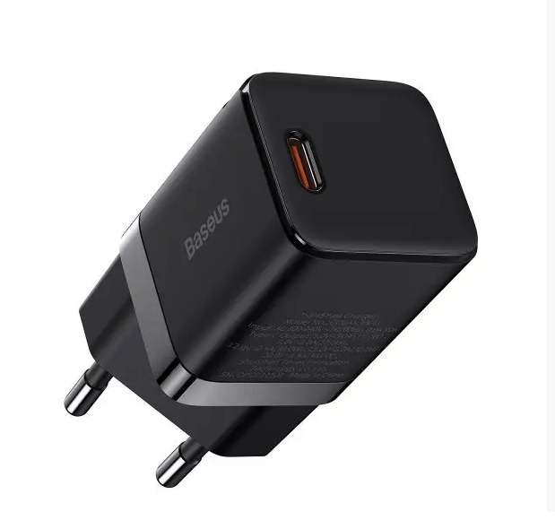 Мережевий зарядний пристрій Baseus CCGN010101 GaN3 Fast Charger 30W Black - фото 2