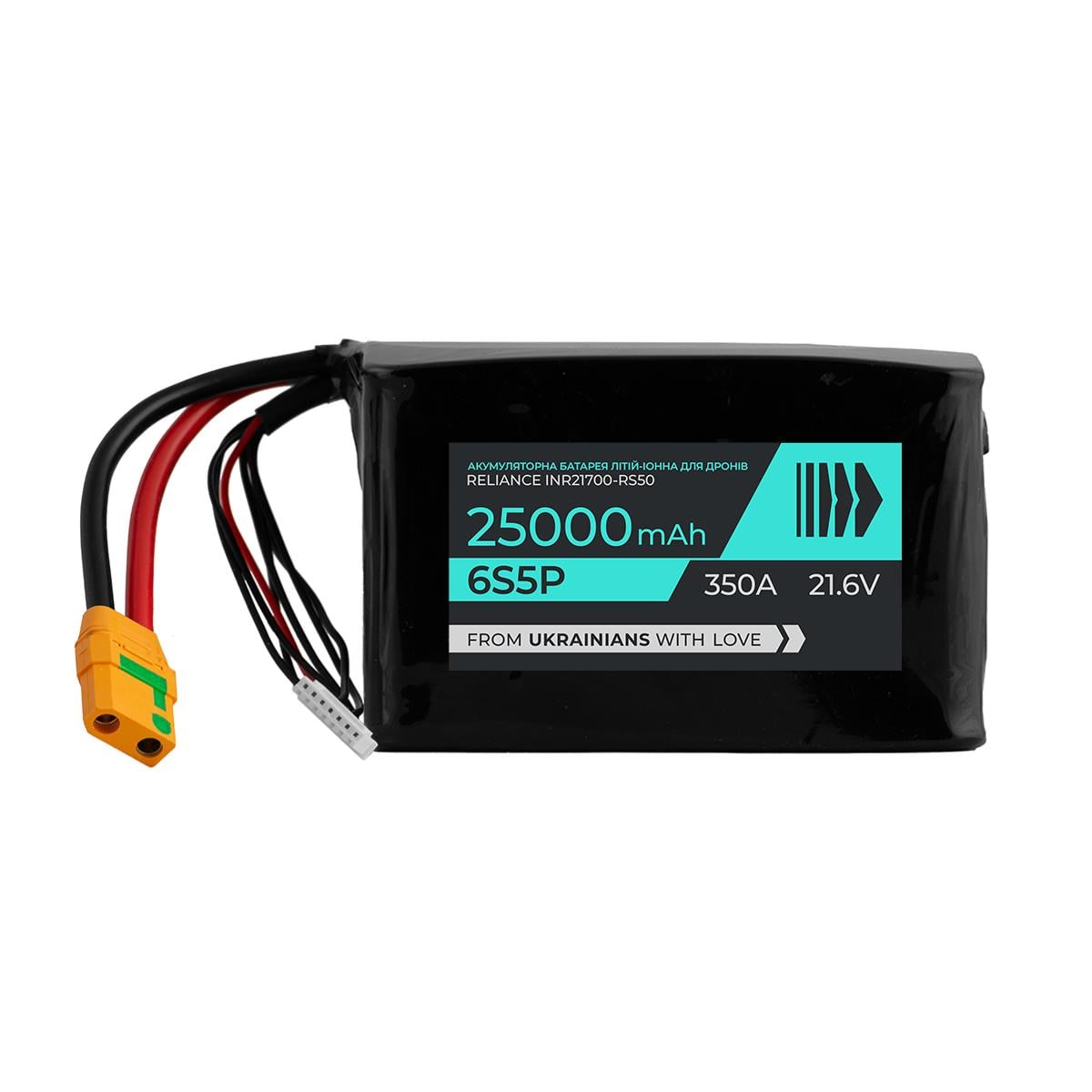 Аккумулятор для коптера BTRY 6s5p Reliance RS50 25000 мАч 21,6V/350А