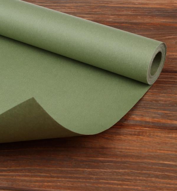 Подарочная бумага для упаковки 8 м 70 см Khaki (415363)