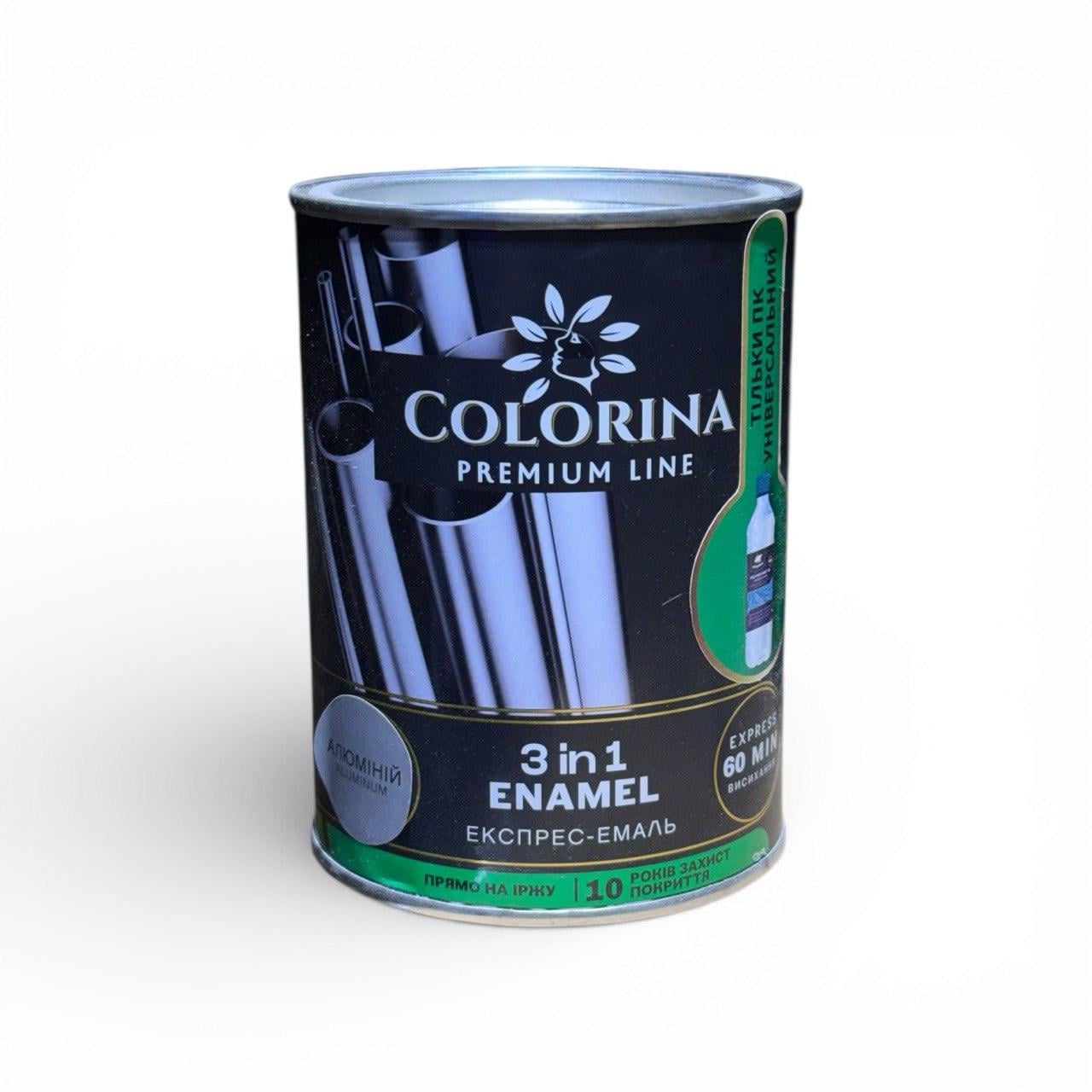 Грунт емаль по іржі Colorina 3в1 0,75 кг Алюміній (31642373)