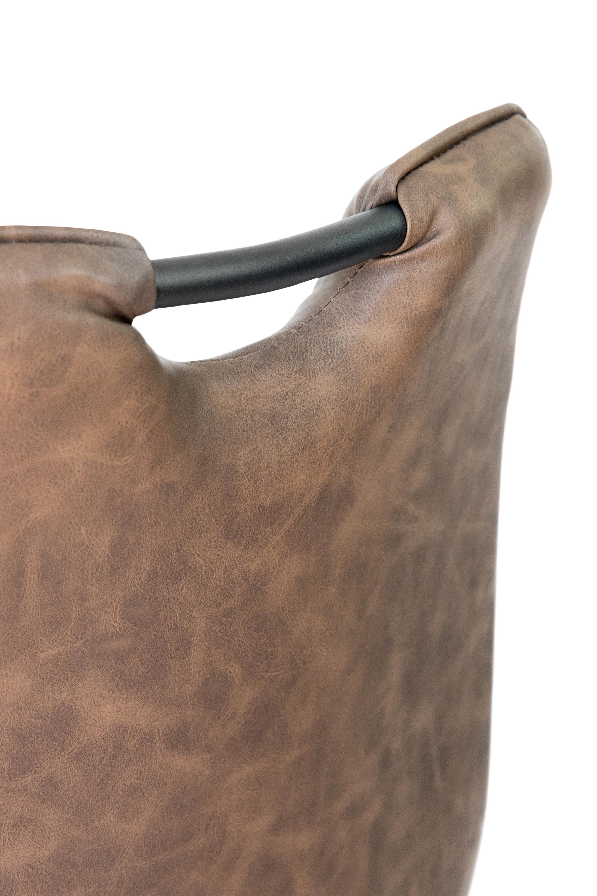 Стілець для кухні та вітальні ГРЕЙС Бредлі 430х890х460 мм Чорний/Античний шоколад (GAА0054924) - фото 4 Стілець для кухні та вітальні ГРЕЙС Бредлі 430х890х460 мм Чорний/Античний шоколад (GAА0054924) - фото 4