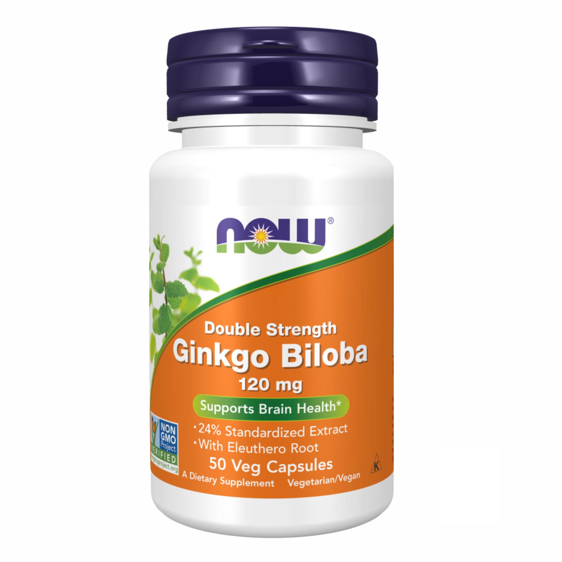 Натуральная добавка Ginkgo Biloba 120 mg 50 vcaps (100-76-3642007-20)