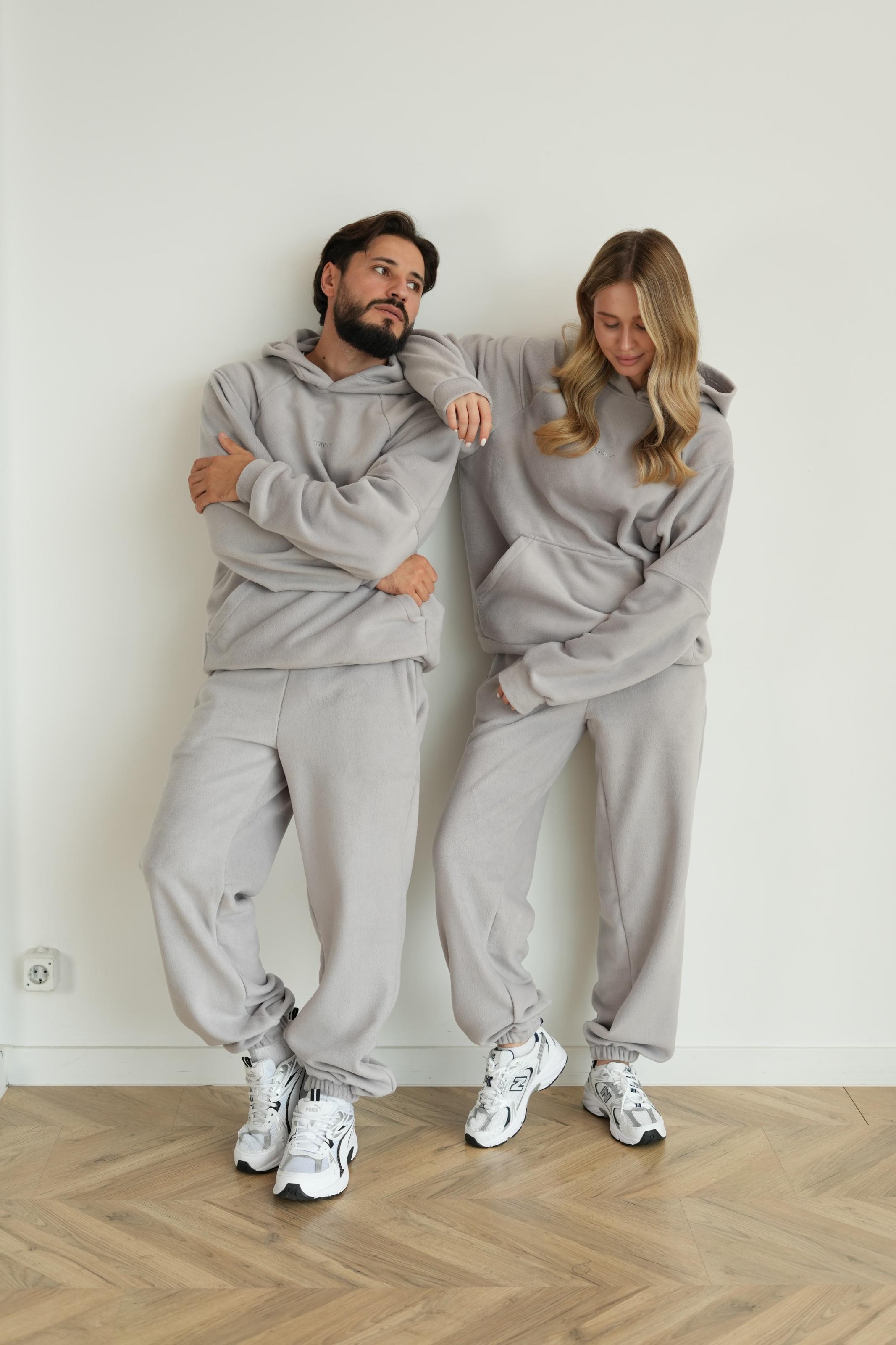 Костюм флісовий BASE S/M Світло-сірий (10204SM) - фото 11 Костюм флісовий BASE S/M Світло-сірий (10204SM) - фото 11