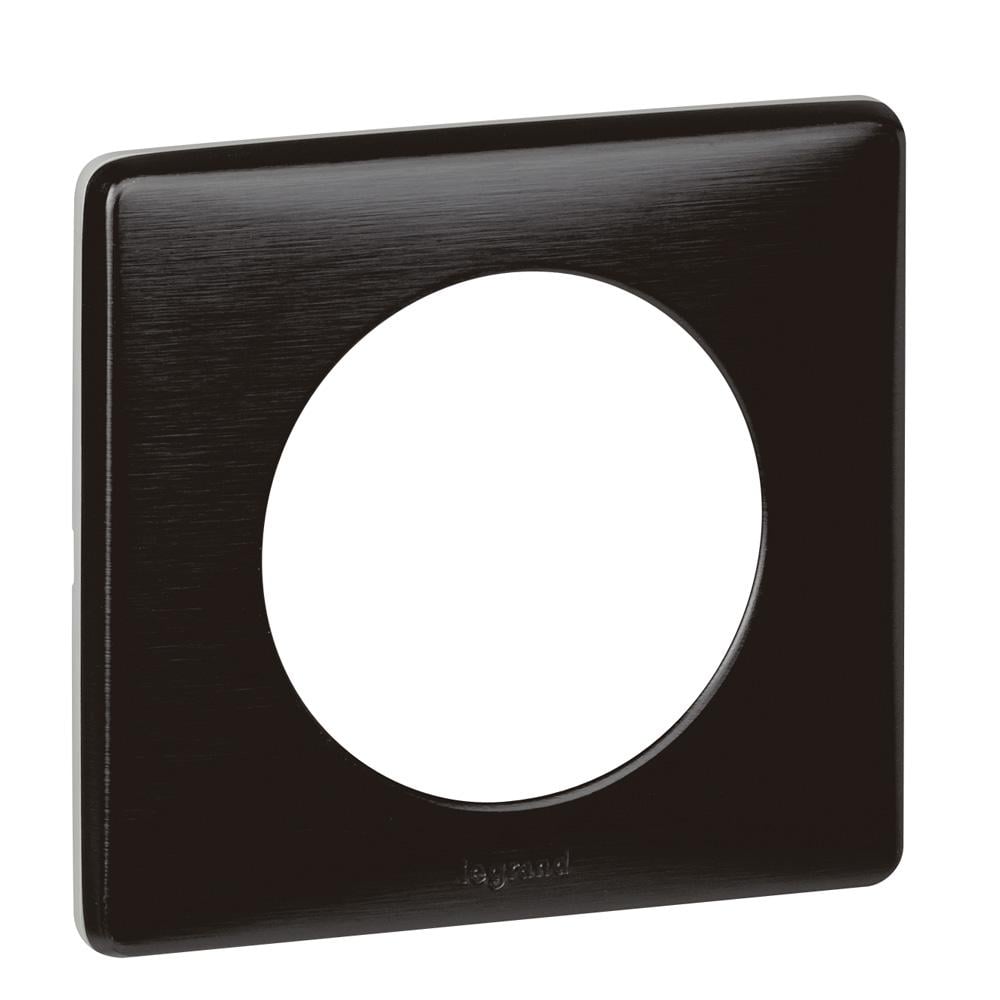 Рамка Legrand Celiane 1п металл Карбон (68981)