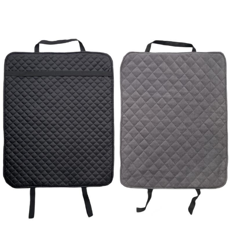 Накидки на спинки передних сидений эко-замша 2 шт. Серый (756) - фото 3 Накидки на спинки передних сидений эко-замша 2 шт. Серый (756) - фото 3