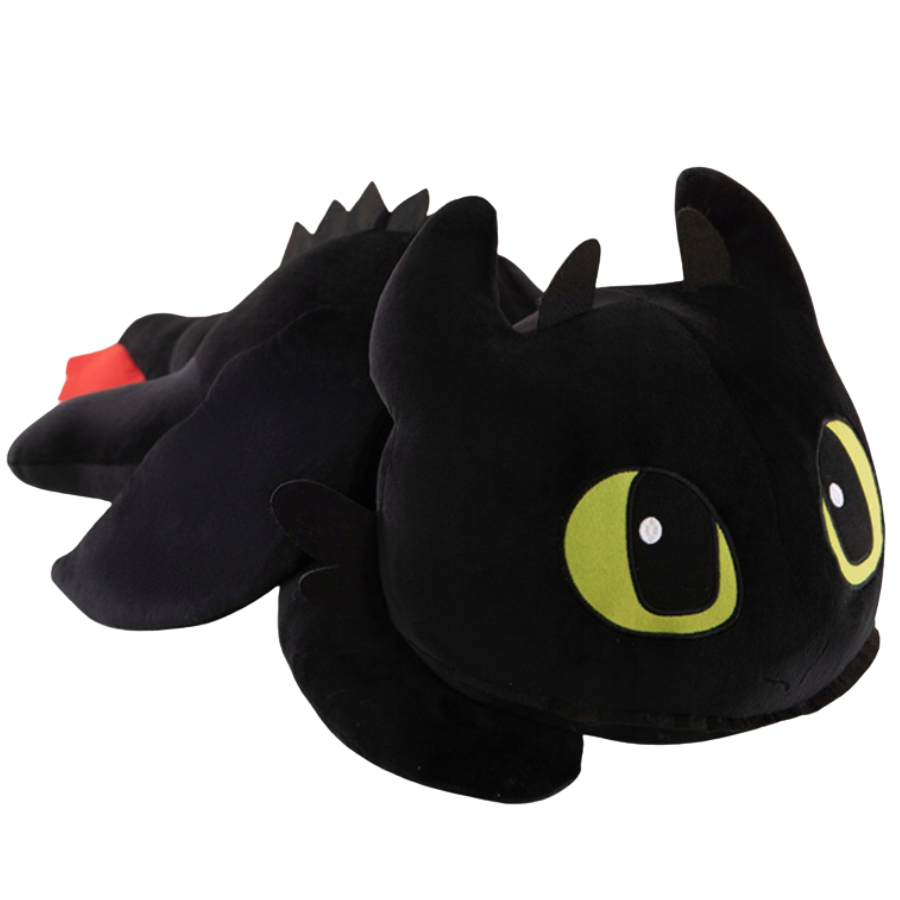 Мягкая игрушка Дракон ночная фурия Беззубик с мультфильма Как приручить дракона 100 см Черный (9098/100)