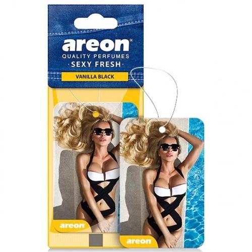 Освежитель воздуха Areon сухой листик Sexy Fresh Vanilla Black сухой листик (00000053965)