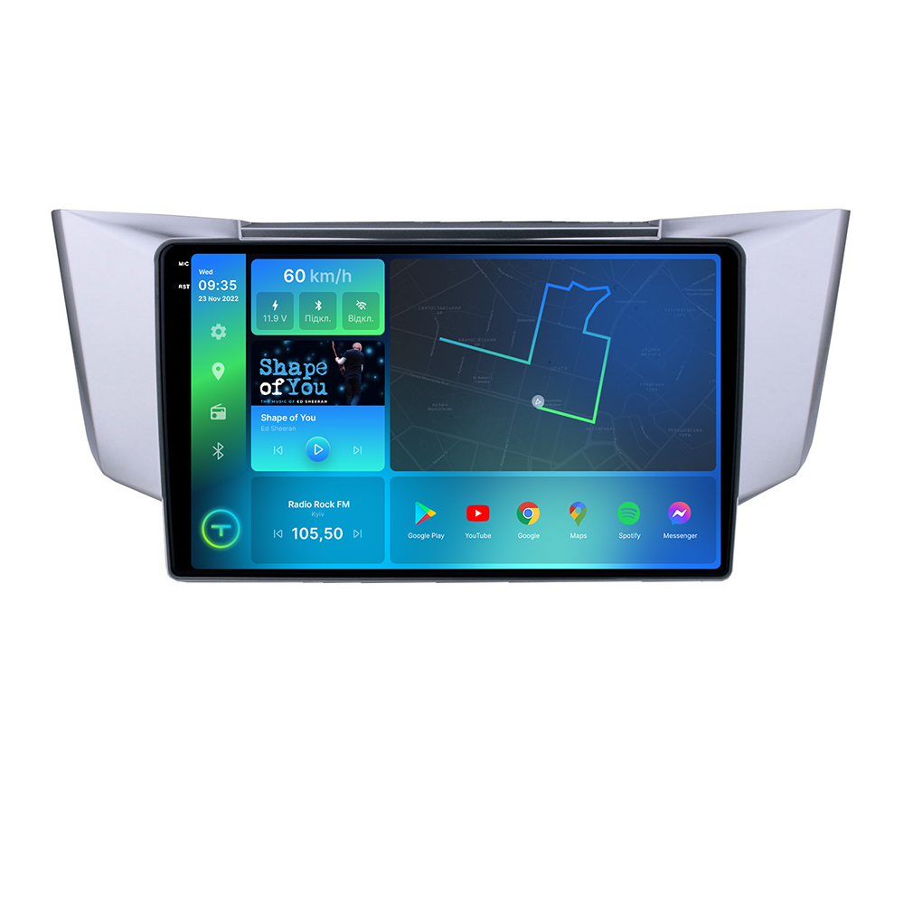 Автомагнитола штатная Torssen 2K F96128 для Lexus RX 2003-2009 г./Toyota Harrier 4G/Carplay/DSP 6/128 GB 9" (202300700)