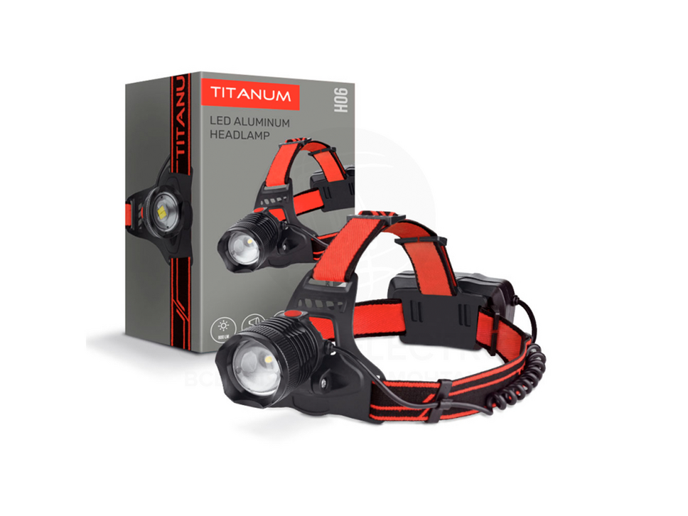 Фонарь налобный аккумуляторный TITANUM TLF-H06 800Lm 6500K (5874) Фонарь налобный аккумуляторный TITANUM TLF-H06 800Lm 6500K (5874)