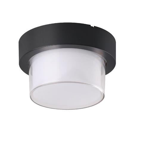 Світильник настінний фасадний HOROZ ELECTRIC SUGA-12/RO 12W LED 4200K нейтральне світло Чорний