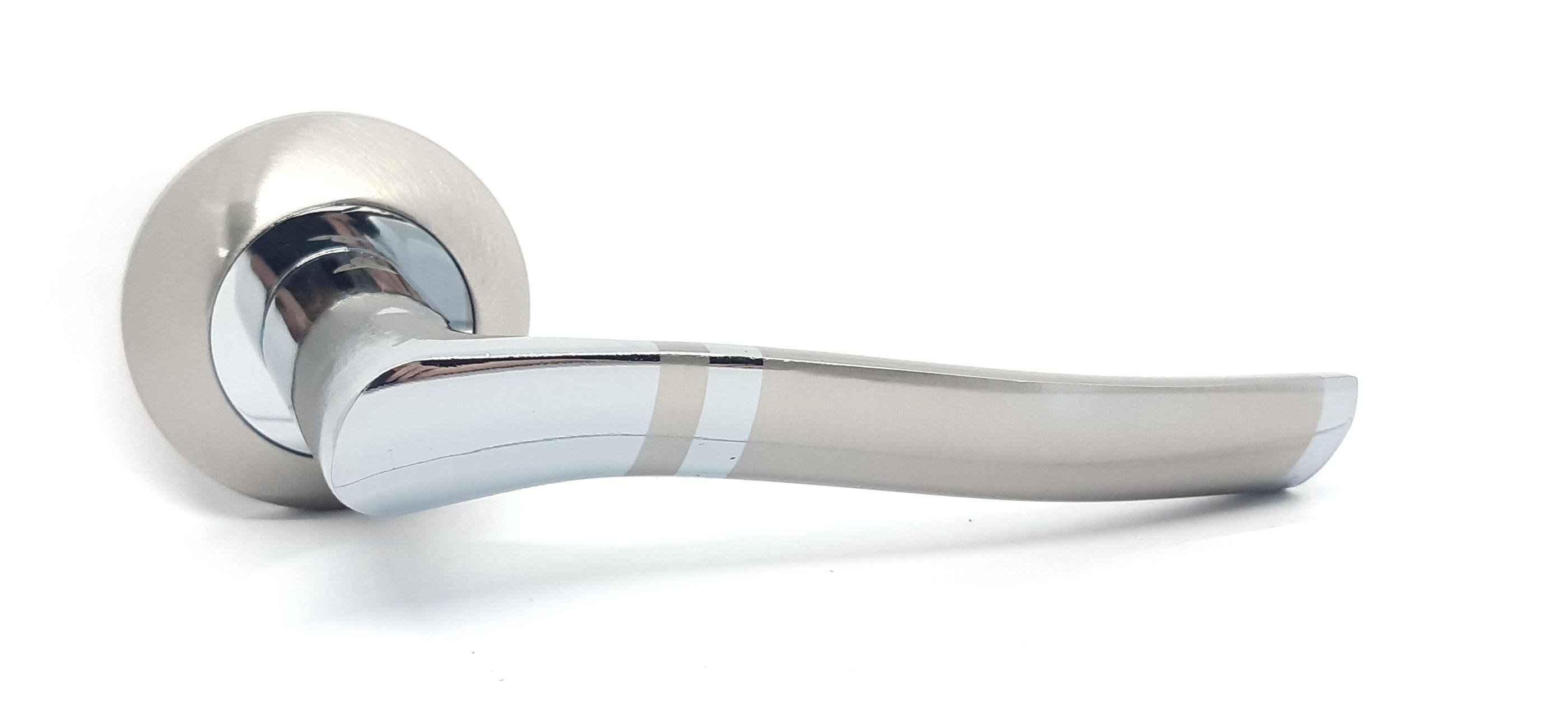 ᐉ Ручка Kedr на розетке HRoz-07.035-AL SN/CP Матовый никель/Хром ...