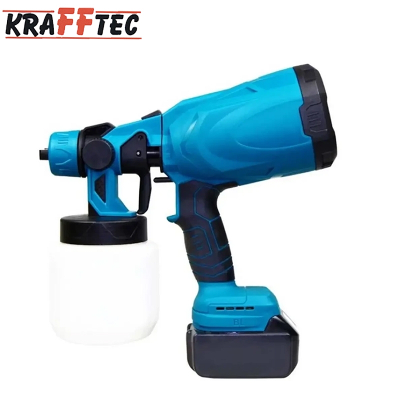 Фарбопульт акумуляторний Krafftec 48V/2 Ah 600W 800 мл (tf7466) - фото 2 Фарбопульт акумуляторний Krafftec 48V/2 Ah 600W 800 мл (tf7466) - фото 2