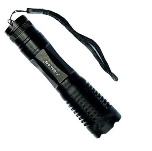 Фонарь диодный 1837 T6 1x18650/3xAAA zoom (7583)