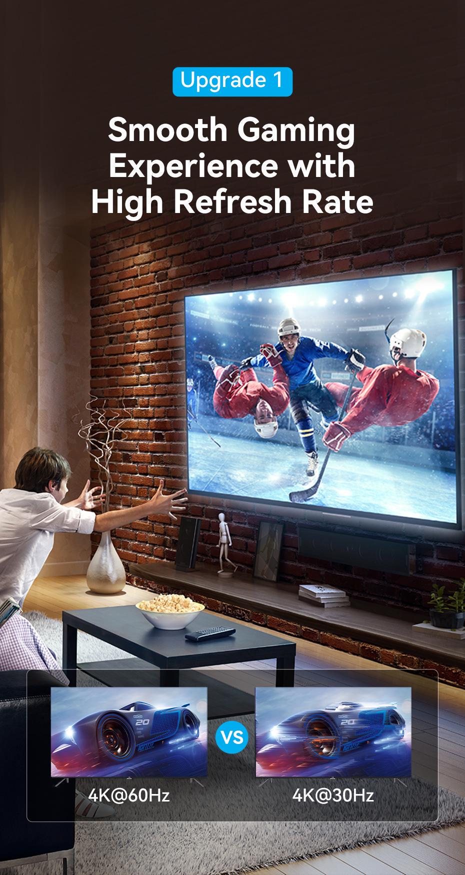 Розгалужувач Vention HDMI 1x4 4K 60Hz HDMI 2.0 HDR HDCP 2.2 Dolby Atmos алюмінієвий Синій (AKFL0-EU) - фото 6 Розгалужувач Vention HDMI 1x4 4K 60Hz HDMI 2.0 HDR HDCP 2.2 Dolby Atmos алюмінієвий Синій (AKFL0-EU) - фото 6