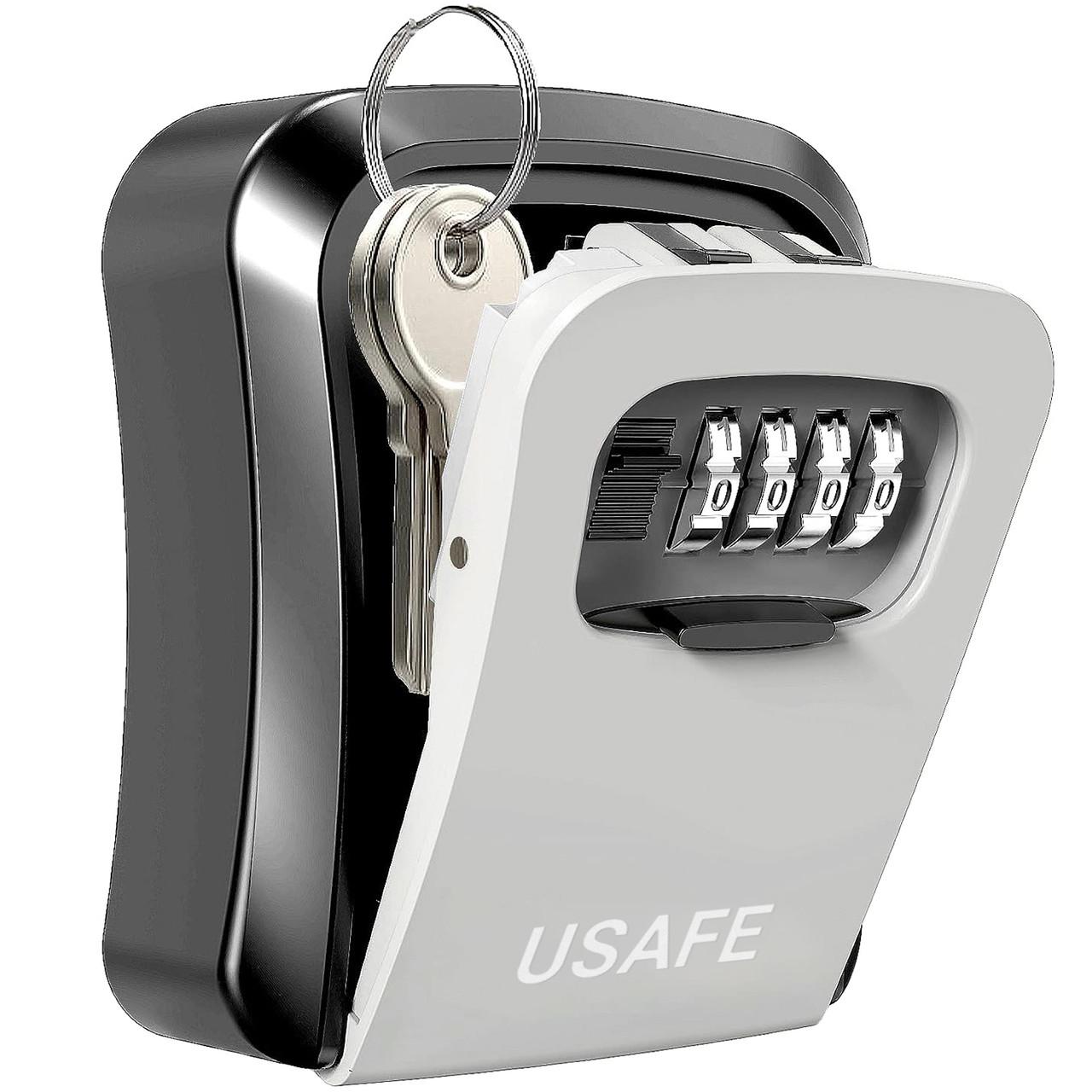 ᐉ Сейф мини для ключей uSafe KS-03p пластиковый наружный настенный с кодовым  замком Серый • Купить в Киеве, Украине • Лучшая цена в Эпицентр