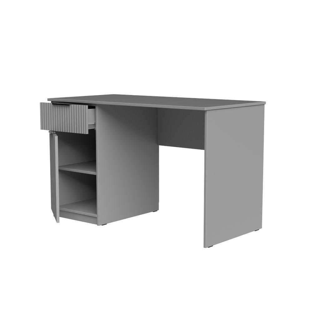 Стол письменный СП3 1Я1Д SENAM 750х1100х500 мм корпус ДСП Серая мышка фасад МДФ краска RAL7004 Серый фрезеровка Плаше Грос - фото 4 Стол письменный СП3 1Я1Д SENAM 750х1100х500 мм корпус ДСП Серая мышка фасад МДФ краска RAL7004 Серый фрезеровка Плаше Грос - фото 4