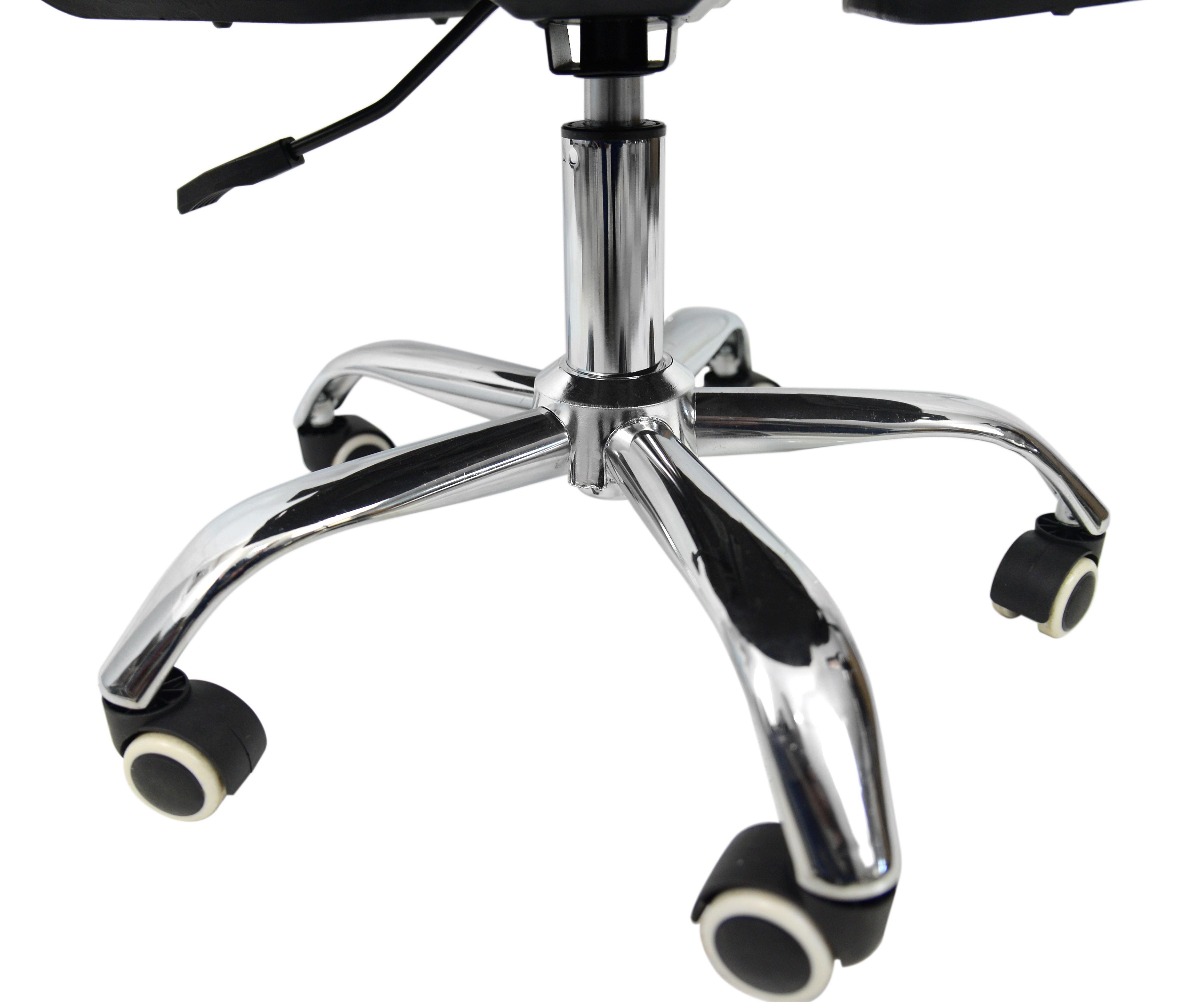 Крісло офісне комп'ютерне Bonro В-619 Оранжевий (4211) - фото 4 Крісло офісне комп'ютерне Bonro В-619 Оранжевий (4211) - фото 4