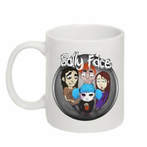 Чашка керамическая Sally face soundtrack 320 мл Белый (2901017-1-86045)