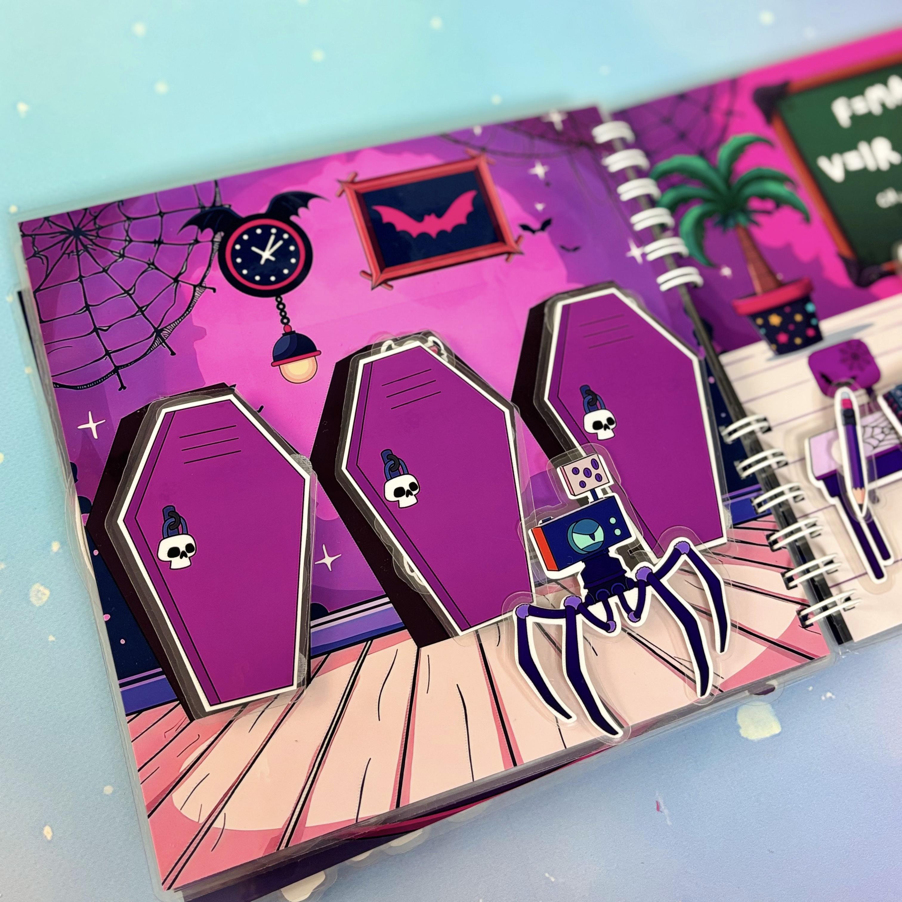 Книга на липучках у стилі Monster High (ГМ-00019) - фото 11 Книга на липучках у стилі Monster High (ГМ-00019) - фото 11