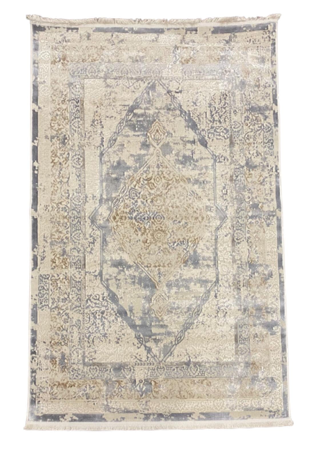 Килим Saten 5618C 1,5х2,3 м Beige/Grey (5335-28)