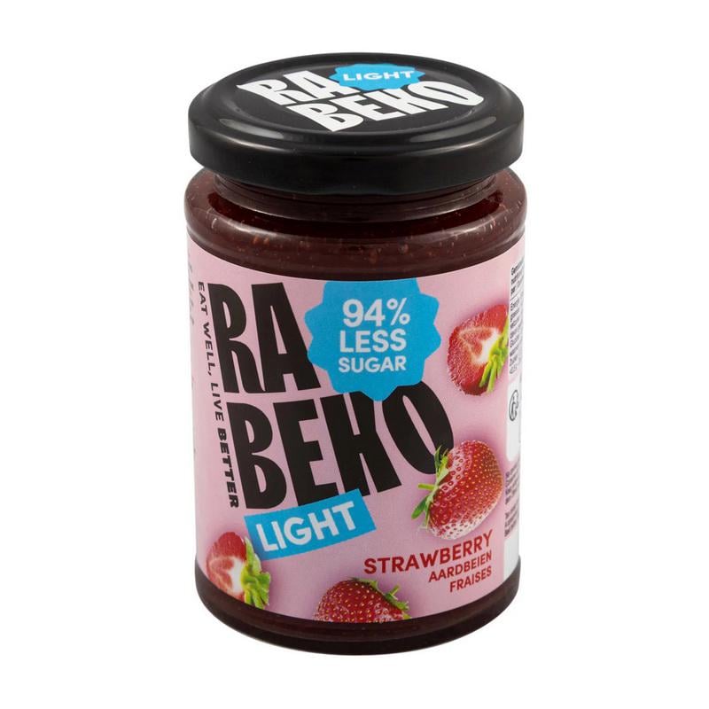 Джем Rabeko Light Jam без добавленного сахара 59% фруктов 230 г Клубника Джем Rabeko Light Jam без добавленного сахара 59% фруктов 230 г Клубника