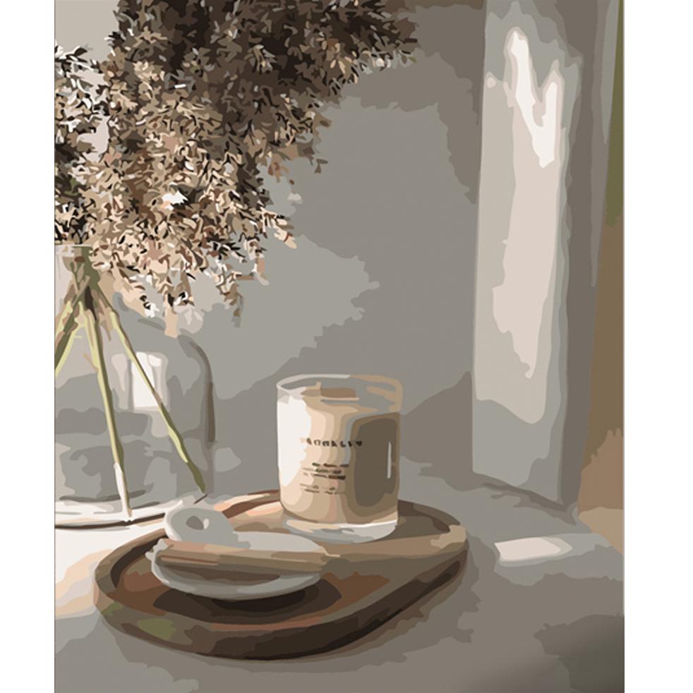 Картина по номерам Strateg Премиум Уютная атмосфера 40х50 см (GS541)