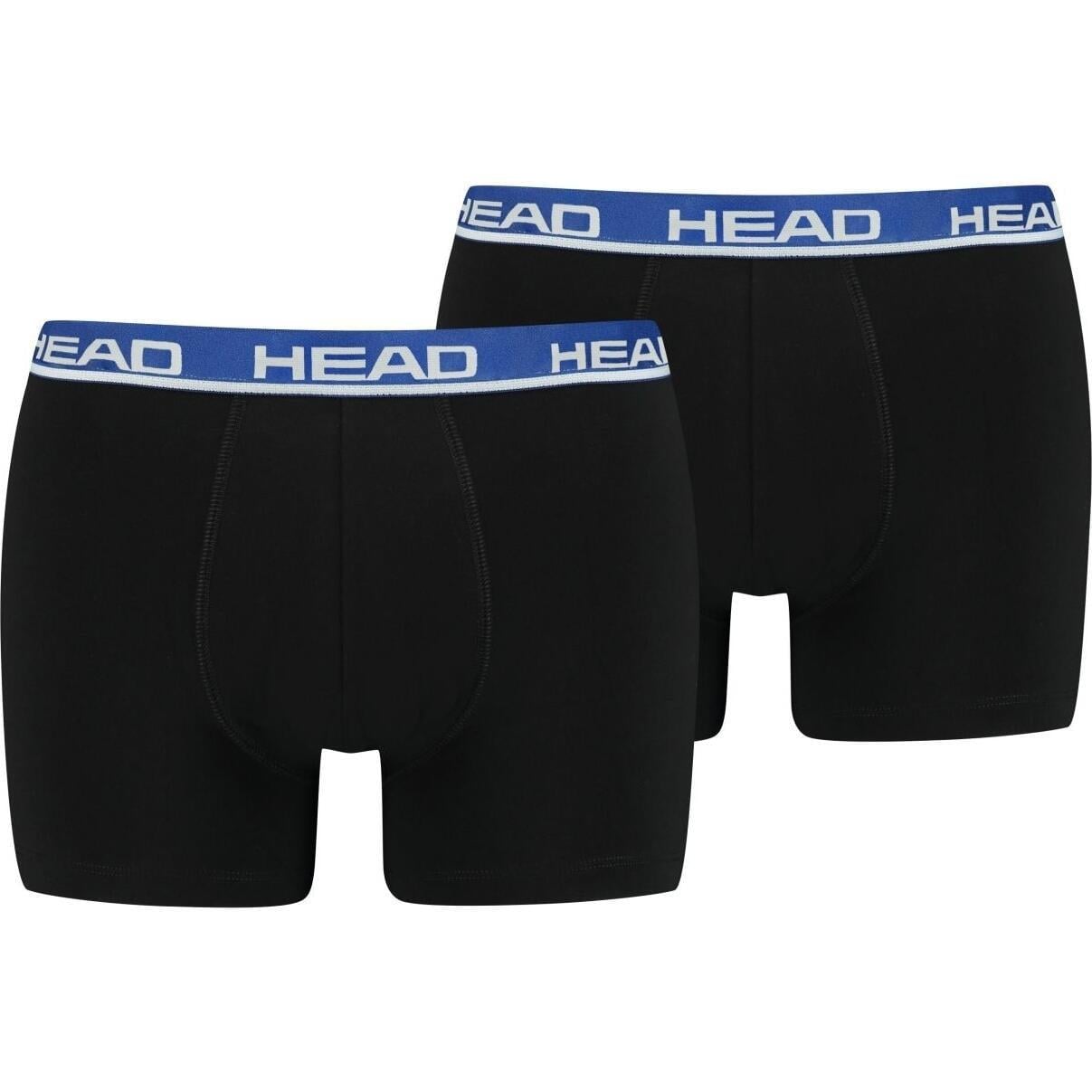 Трусы боксерки Head BASIC BOXER 2P 701202741-008 2 шт. L Черно-синий (56909-51)
