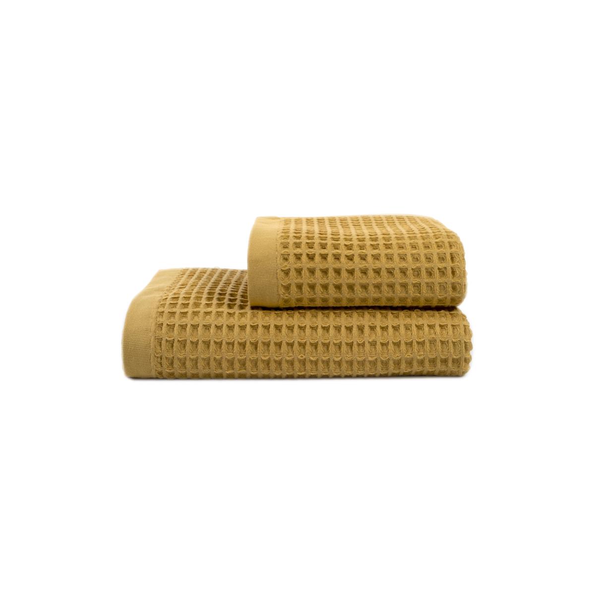 Полотенце Lotus Home Waffle mustard 50х90 см Горчичный (10845940) - фото 7