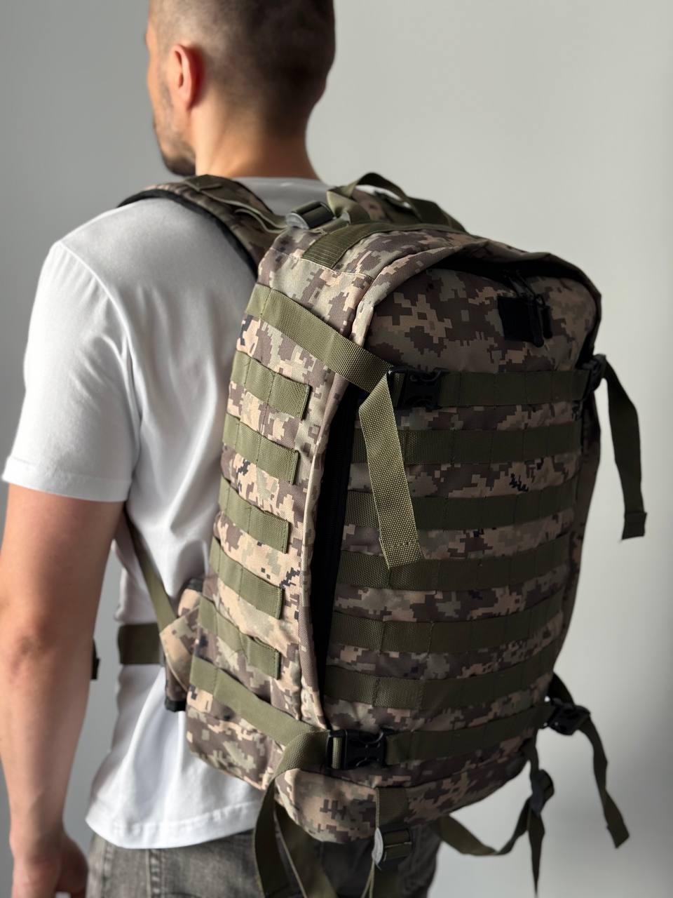 Рюкзак тактический 30 л Камуфляж (12412) - фото 2 Рюкзак тактический 30 л Камуфляж (12412) - фото 2