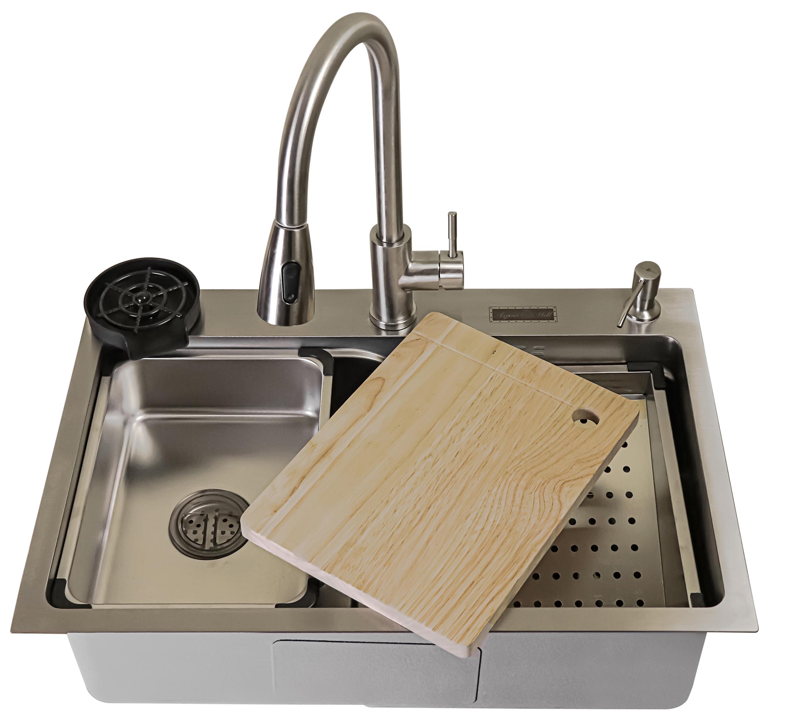 Мойка из нержавеющей стали AQUAMILL 6845 (14875598)