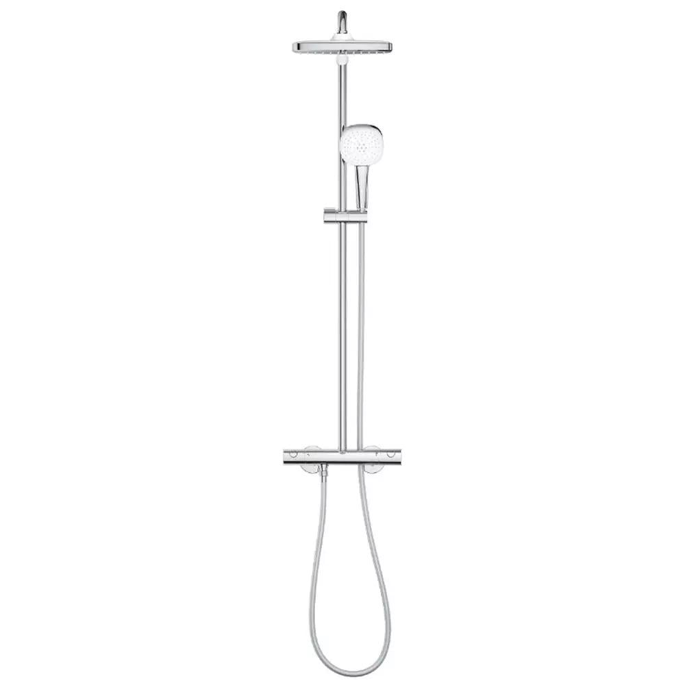 Душевая система Grohe Tempesta Cosmopolitan System 250 Cubе с термостатом (26689000) - фото 8