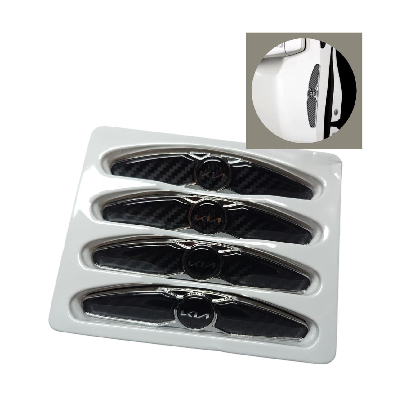 Полосы дверей противоударные KIA металлические Черный (2402405206) - фото 4 Полосы дверей противоударные KIA металлические Черный (2402405206) - фото 4