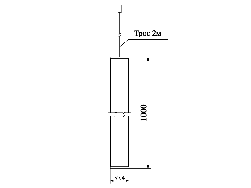 Светильник светодиодный подвесной линейный LEDUA N30-1000 круглый вертикальный 220V 18 Вт 4000К Черный (25313646) - фото 3 Светильник светодиодный подвесной линейный LEDUA N30-1000 круглый вертикальный 220V 18 Вт 4000К Черный (25313646) - фото 3