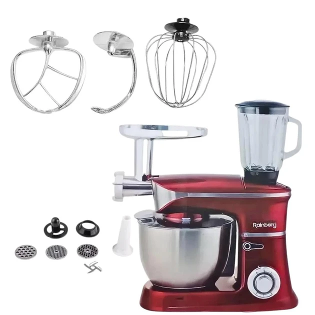 Кухонный комбайн Rainberg RB-8080 3 в 1 мясорубка блендер миксер с чашей 6,5 л 4200 Вт Красный (5981) Кухонный комбайн Rainberg RB-8080 3 в 1 мясорубка блендер миксер с чашей 6,5 л 4200 Вт Красный (5981)
