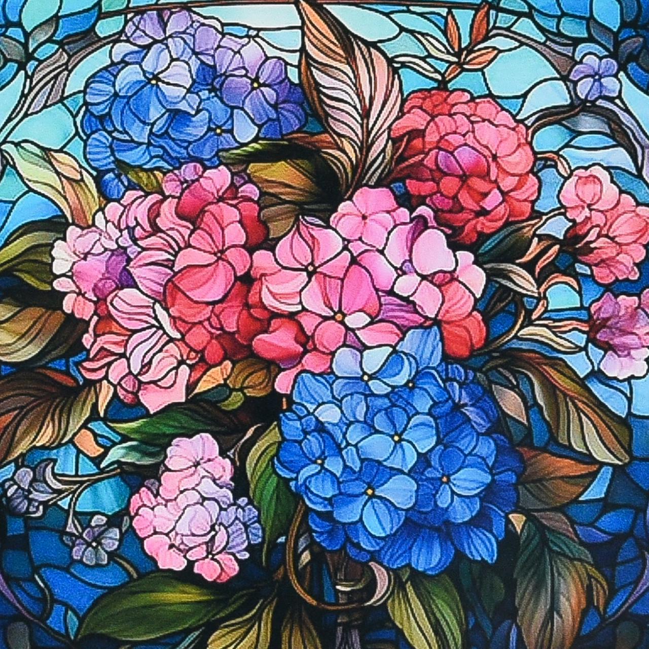 Алмазная мозаика Strateg Цветочная палитра не полная выкладка 30х30 см (DEEX16292)