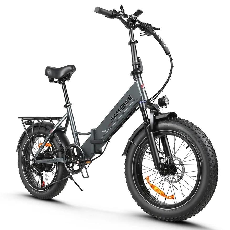 Електровелосипед Samebike LOTDM200-II 750W 48V 13 Ah колеса 20" з ручкою газу Сірий (2919338339)