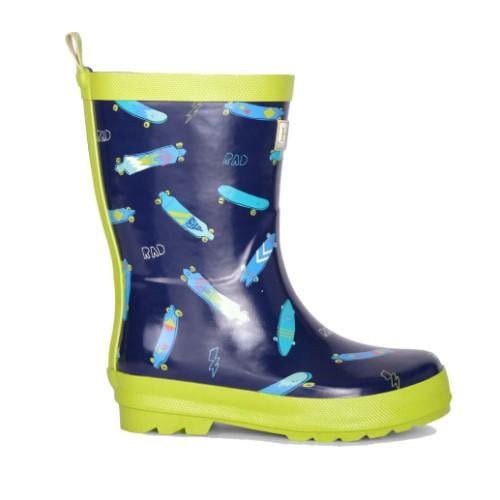 Чоботи дитячі гумові Hatley S20LBK1366 р. 33 Салатово-синій (19131664)