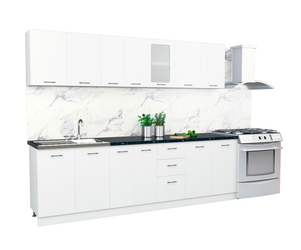 Кухня серии Comfort 2,6 м Белый (8086599) - фото 2 Кухня серии Comfort 2,6 м Белый (8086599) - фото 2