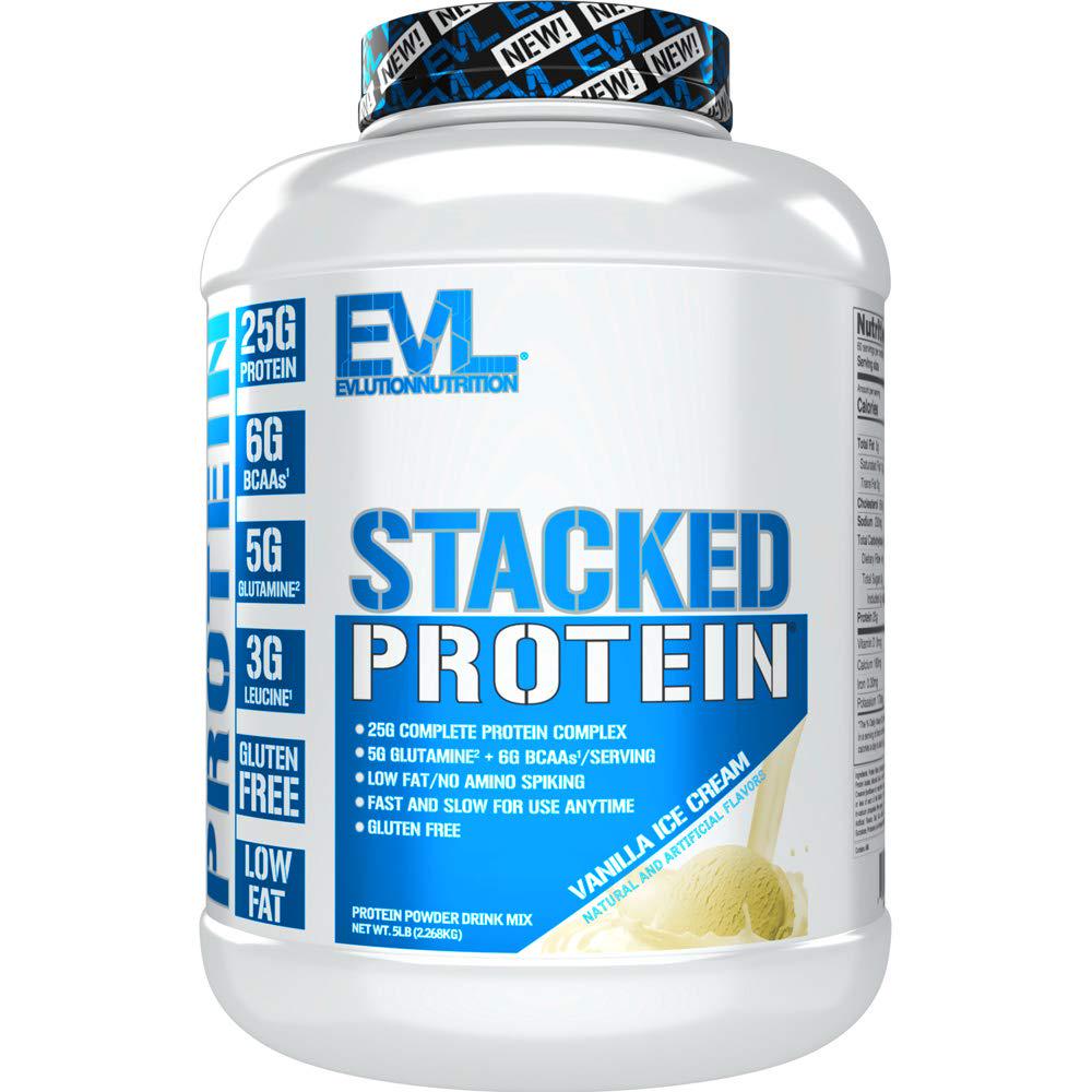 Протеин Evlution Nutrition Stacked Protein Vanilla ice cream 2270 г (00000038307) Протеин Evlution Nutrition Stacked Protein Vanilla ice cream 2270 г (00000038307)