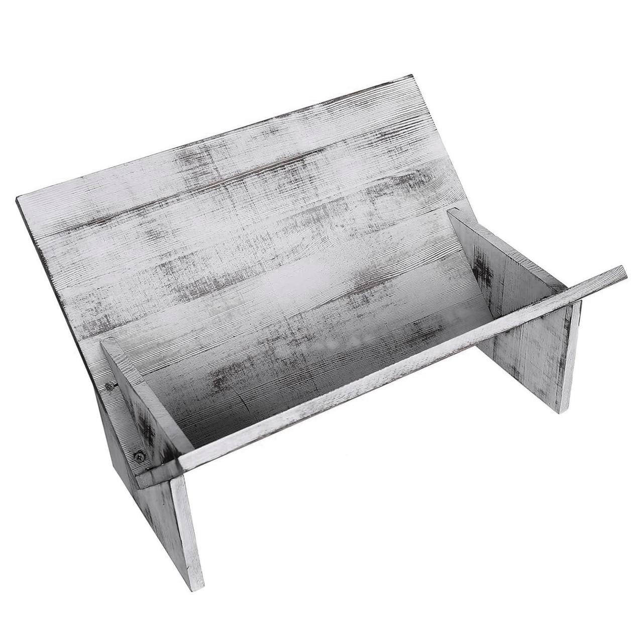 Полка книжная настольная из дерева Фалидей Шебби (КПА-011121)